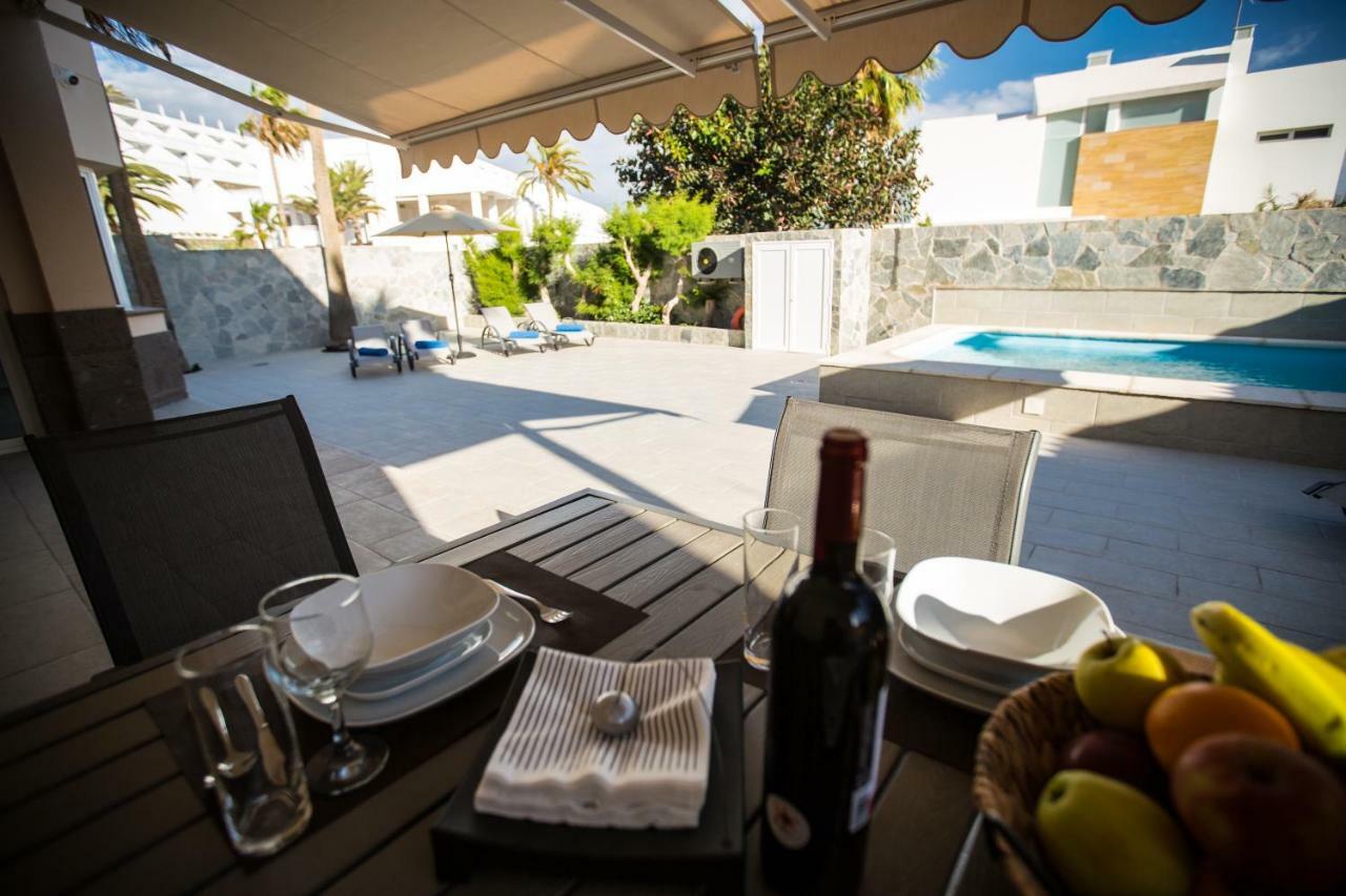 Villa Jandia Modern New Apartment Morro Jable Private Heated Pool Big Terrace And Parking Extérieur photo