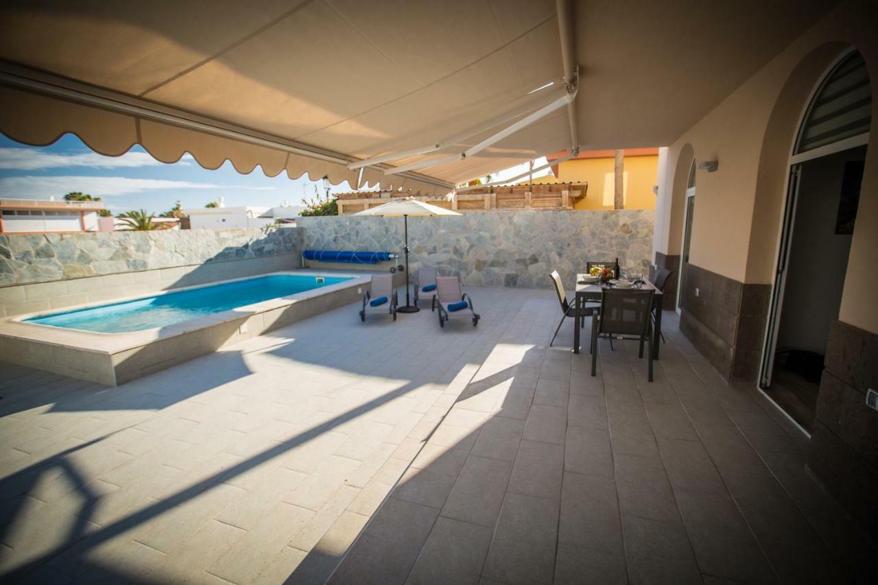 Villa Jandia Modern New Apartment Morro Jable Private Heated Pool Big Terrace And Parking Extérieur photo